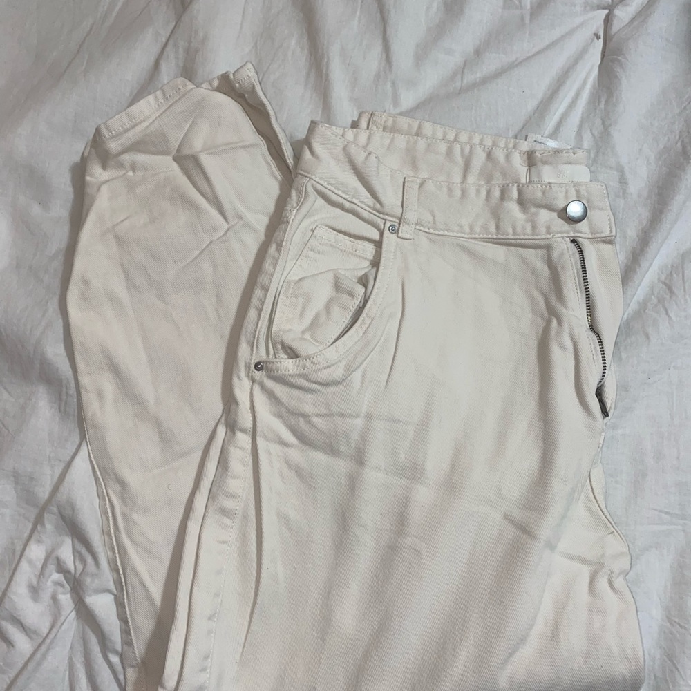 Size 12 white H&M pants